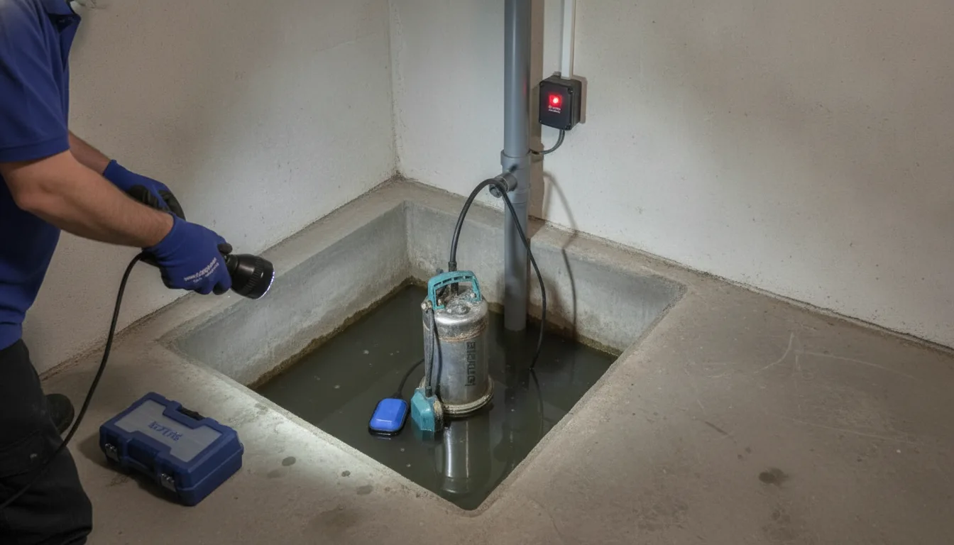 Dépannage pompe de relevage Vallons-de-l'Erdre – problème / diagnostic